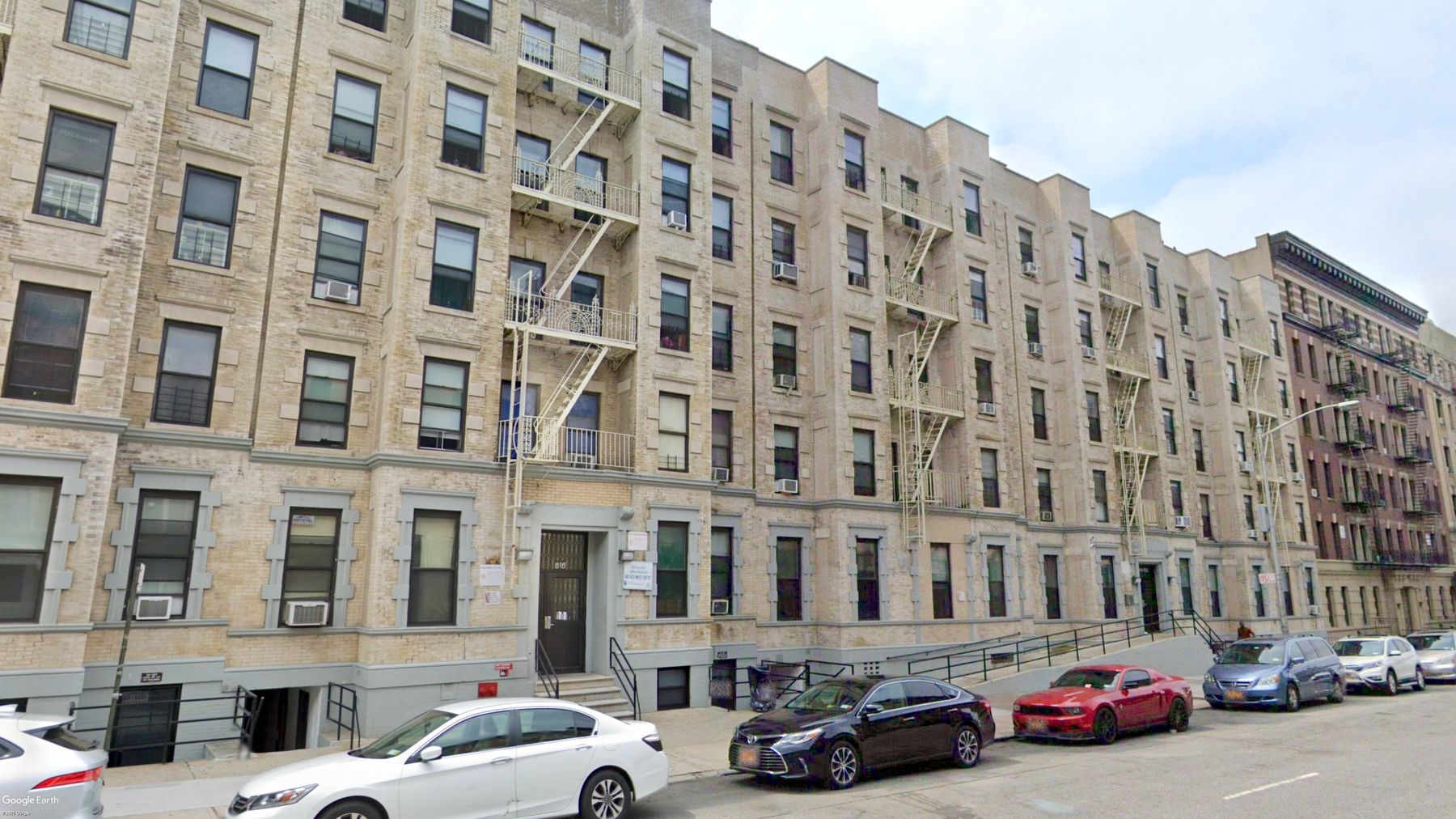Riverview stone-and-brick apartment buildings on West 135th Street